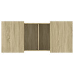 Salongbord Sonoma Eik 80X55X40 Cm Konstruert Tre