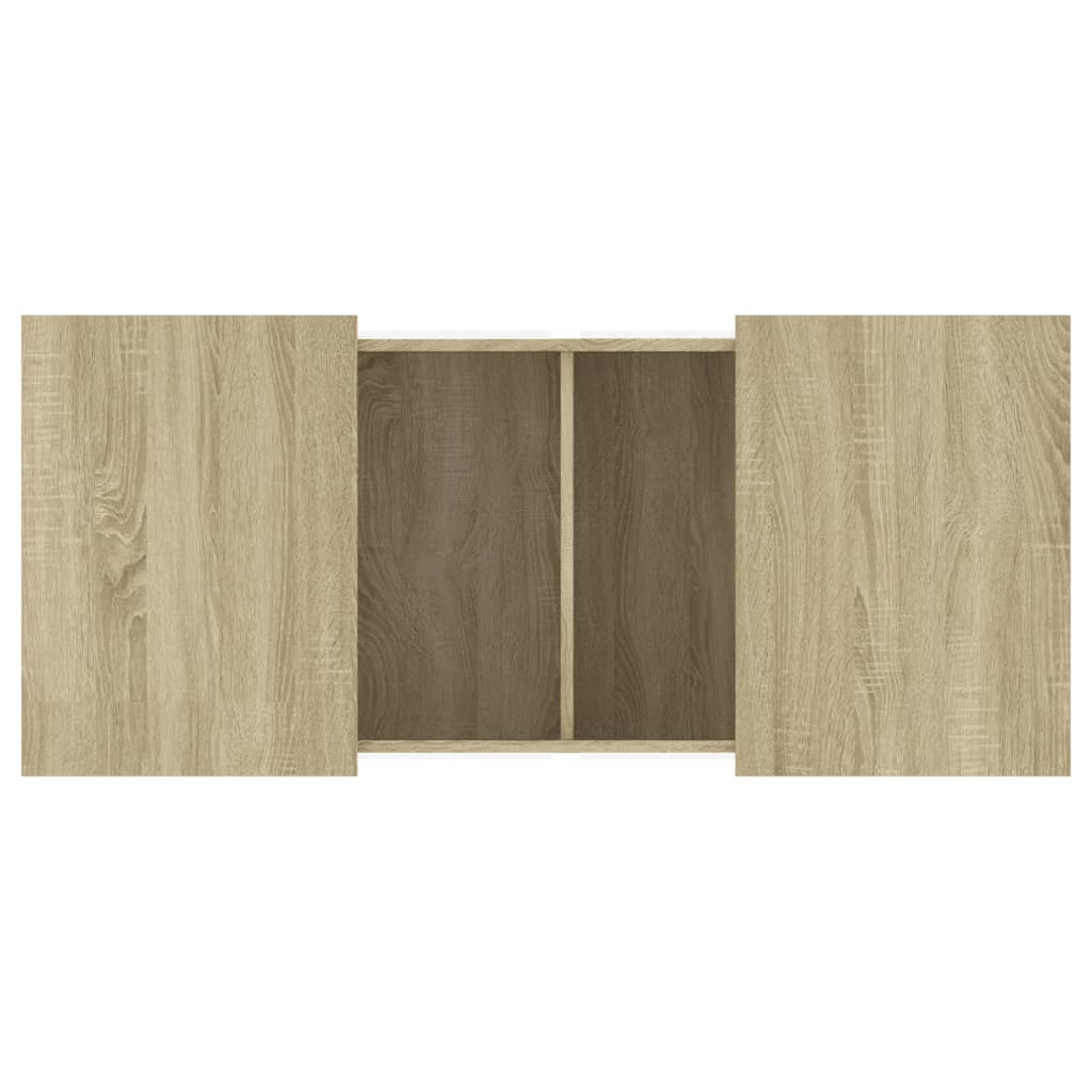 Salongbord Sonoma Eik 80X55X40 Cm Konstruert Tre