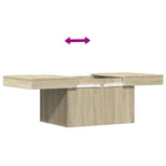 Salongbord Sonoma Eik 80X55X40 Cm Konstruert Tre