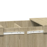 Salongbord Sonoma Eik 80X55X40 Cm Konstruert Tre
