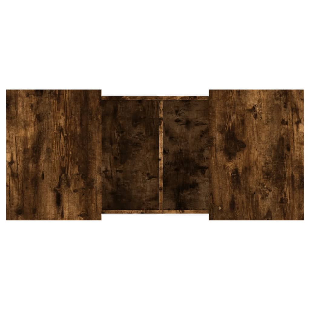 Salongbord Røkt Eik 80X55X40 Cm Konstruert Tre