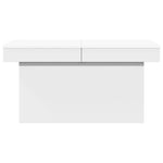 Salongbord Hvit 100X55X40 Cm Konstruert Tre