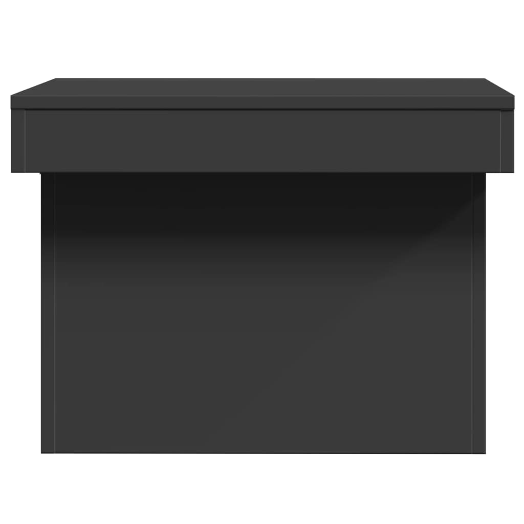 Salongbord Svart 100X55X40 Cm Konstruert Tre