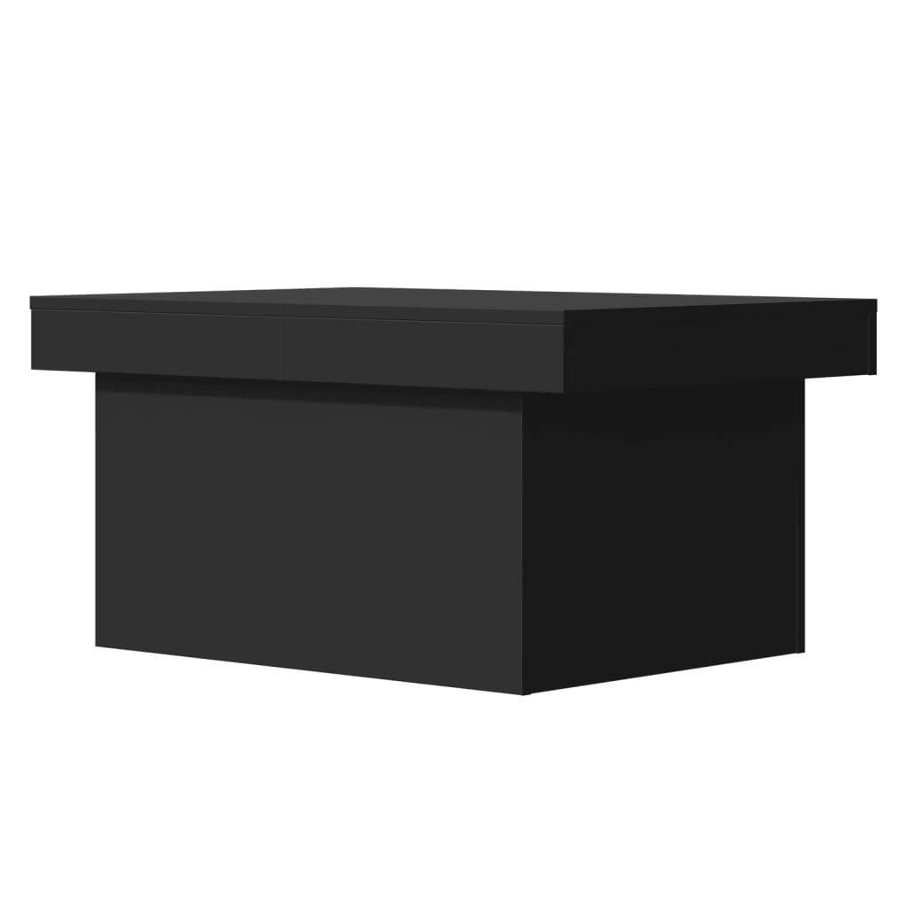 Salongbord Svart 100X55X40 Cm Konstruert Tre