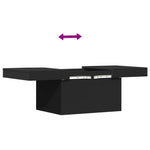 Salongbord Svart 100X55X40 Cm Konstruert Tre