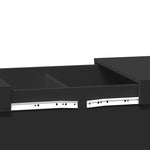 Salongbord Svart 100X55X40 Cm Konstruert Tre