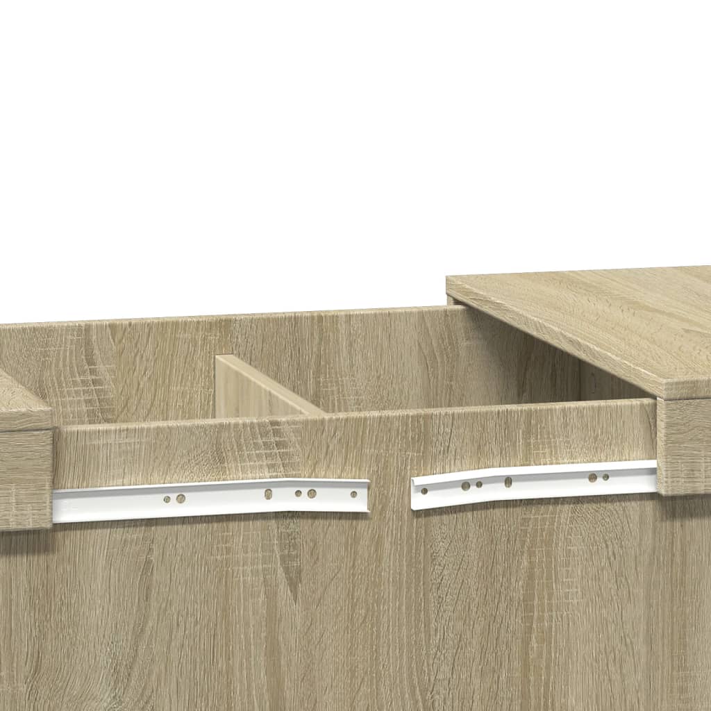 Salongbord Sonoma Eik 100X55X40 Cm Konstruert Tre