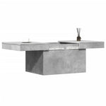 Salongbord Betonggrå 100X55X40 Cm Konstruert Tre