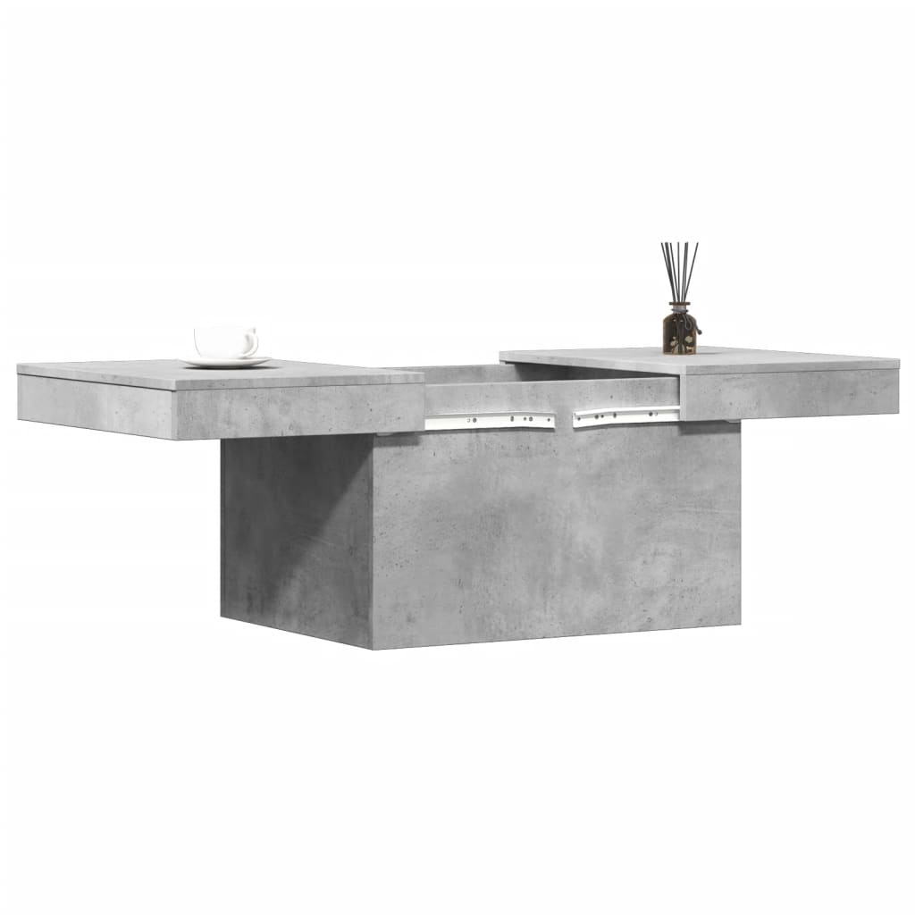 Salongbord Betonggrå 100X55X40 Cm Konstruert Tre