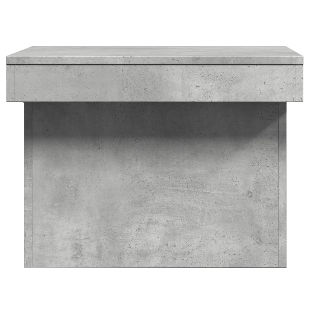 Salongbord Betonggrå 100X55X40 Cm Konstruert Tre