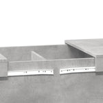 Salongbord Betonggrå 100X55X40 Cm Konstruert Tre