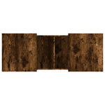 Salongbord Røkt Eik 100X55X40 Cm Konstruert Tre