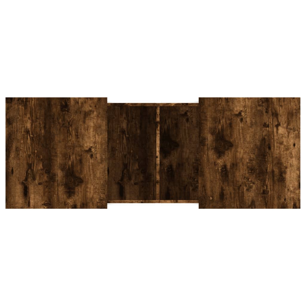 Salongbord Røkt Eik 100X55X40 Cm Konstruert Tre
