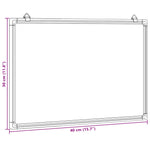 Magnetisk Tavle 40X30X1,7 Cm Aluminium