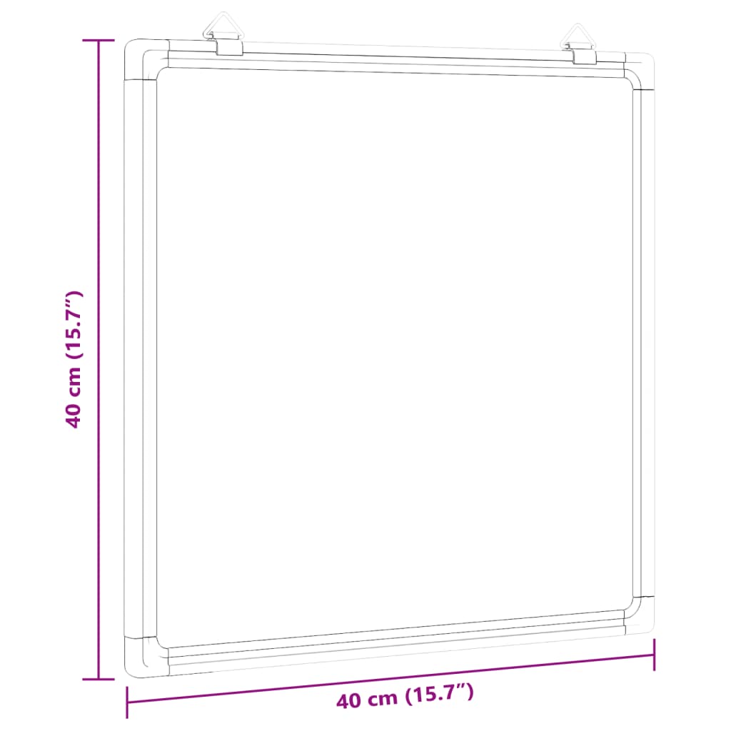 Magnetisk Tavle 40X40X1,7 Cm Aluminium