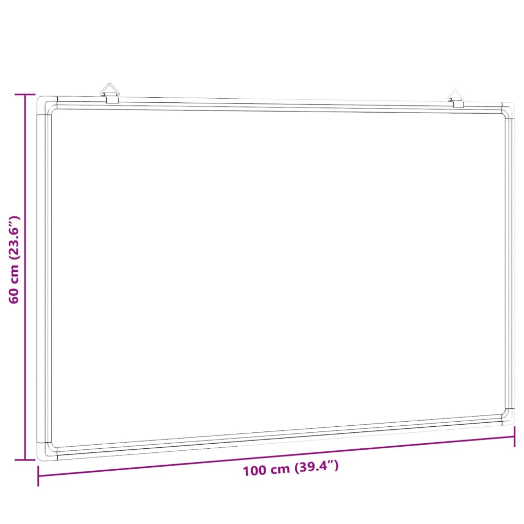 Magnetisk Tavle 100X60X1,7 Cm Aluminium
