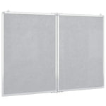 Magnetisk Tavle Sammenleggbar 120X80X1,7 Cm Aluminium
