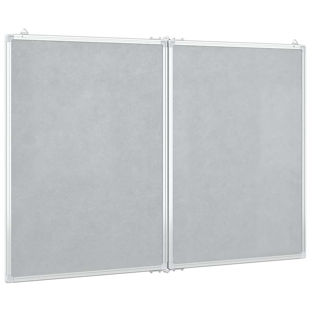 Magnetisk Tavle Sammenleggbar 120X100X1,7 Cm Aluminium