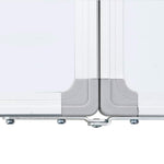 Magnetisk Tavle Sammenleggbar 160X60X1,7 Cm Aluminium