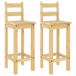 Barstoler 2 Stk Heltre Furu