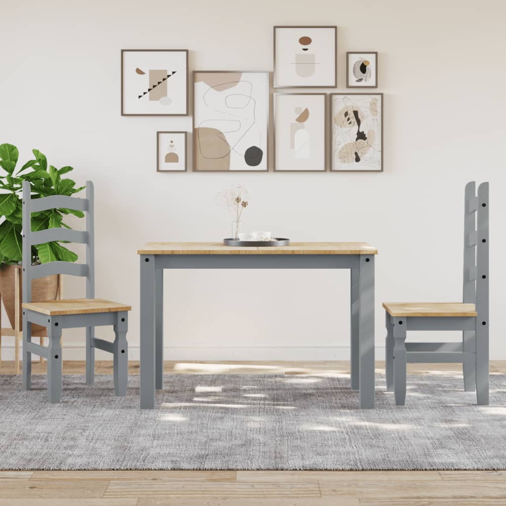 Spisebord Panama Grå 117X60X75 Cm Heltre Furu