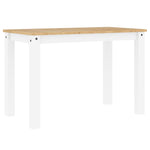 Spisebord Panama Hvit 117X60X75 Cm Heltre Furu