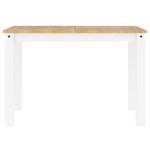 Spisebord Panama Hvit 117X60X75 Cm Heltre Furu