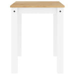 Spisebord Panama Hvit 117X60X75 Cm Heltre Furu