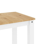Spisebord Panama Hvit 117X60X75 Cm Heltre Furu