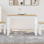 Spisebord Panama Hvit 117X60X75 Cm Heltre Furu