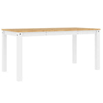 Spisebord Panama Hvit 160X80X75 Cm Heltre Furu