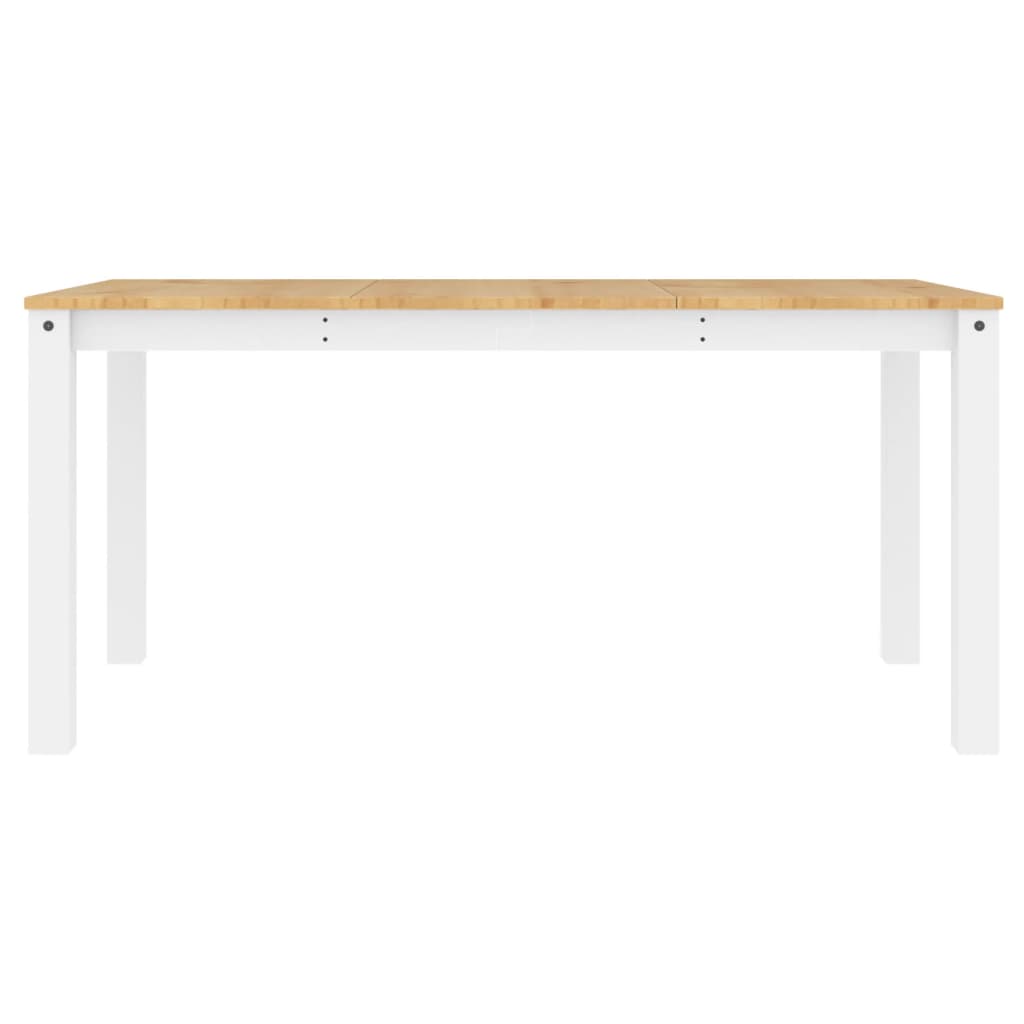 Spisebord Panama Hvit 160X80X75 Cm Heltre Furu