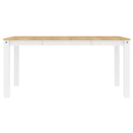 Spisebord Panama Hvit 160X80X75 Cm Heltre Furu