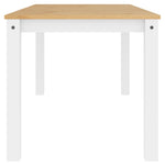 Spisebord Panama Hvit 160X80X75 Cm Heltre Furu