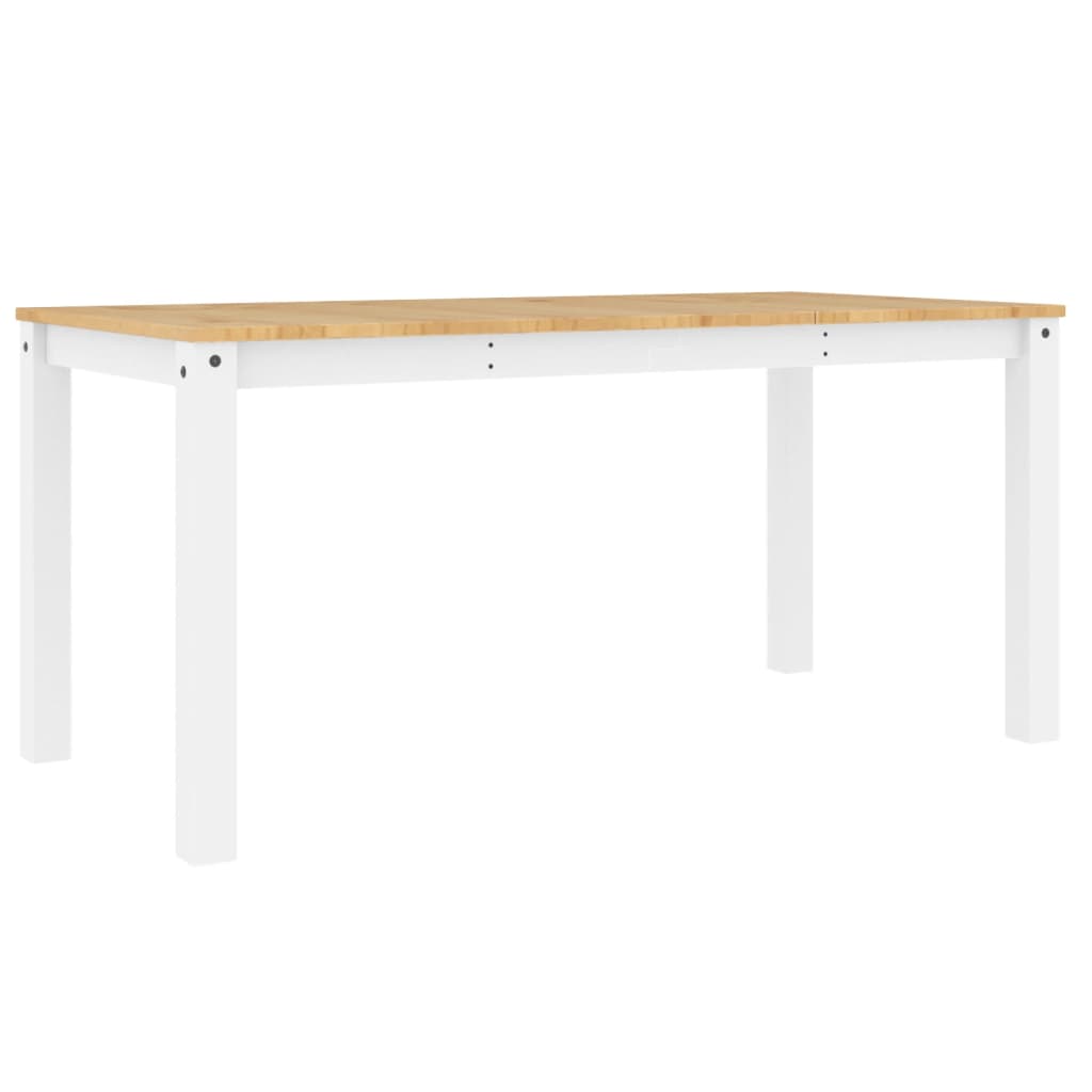 Spisebord Panama Hvit 160X80X75 Cm Heltre Furu