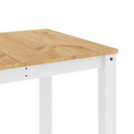 Spisebord Panama Hvit 160X80X75 Cm Heltre Furu