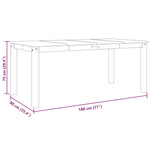 Spisebord Panama Grå 180X90X75 Cm Heltre Furu