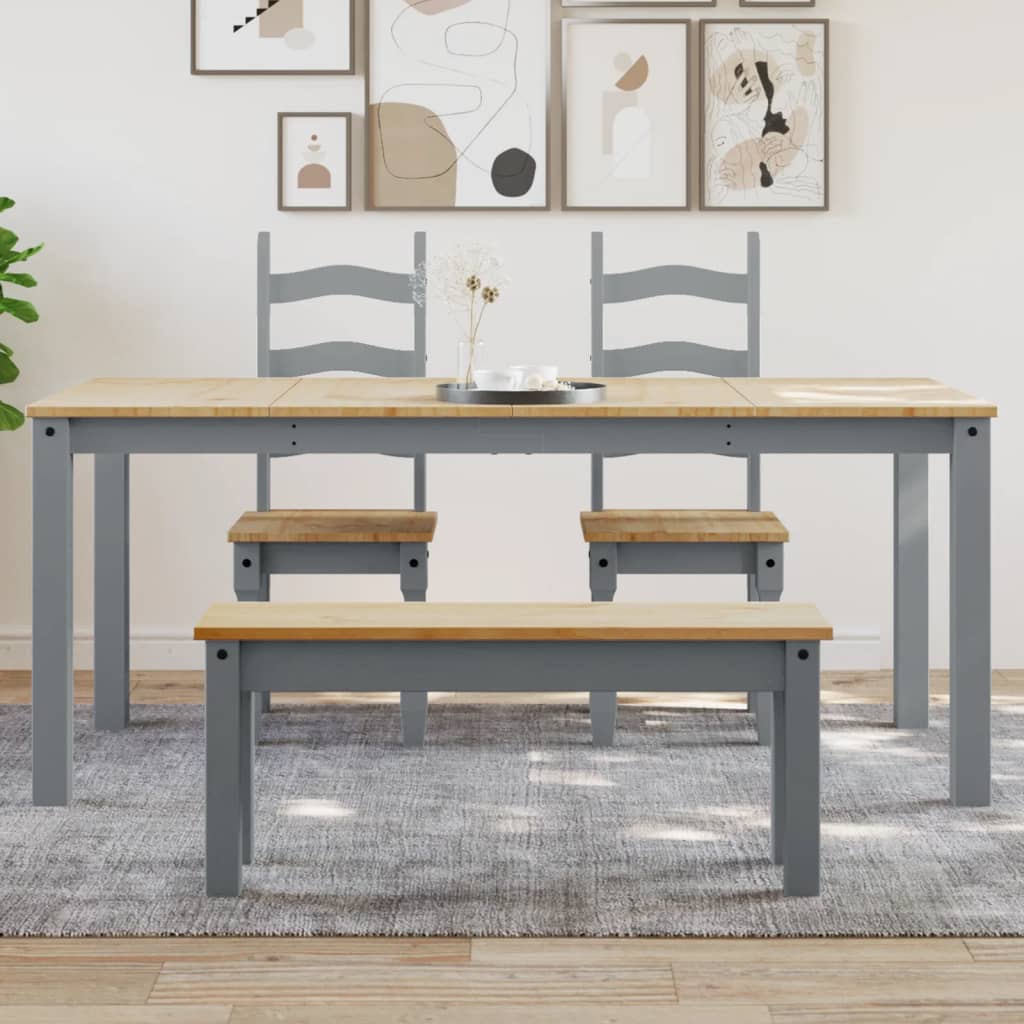 Spisebord Panama Grå 180X90X75 Cm Heltre Furu