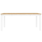 Spisebord Panama Hvit 180X90X75 Cm Heltre Furu