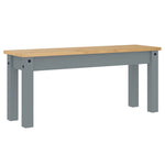 Spisebenk Panama Grå 105X30X45 Cm Heltre Furu