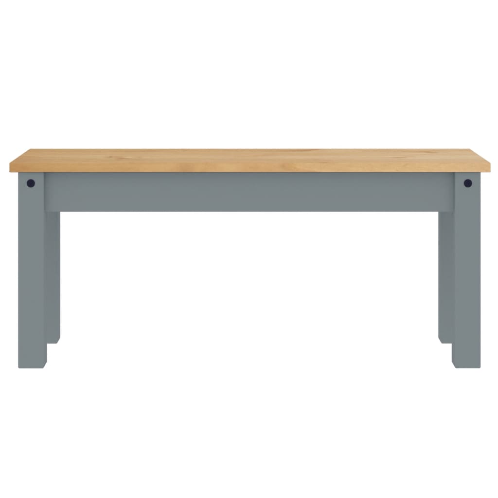 Spisebenk Panama Grå 105X30X45 Cm Heltre Furu