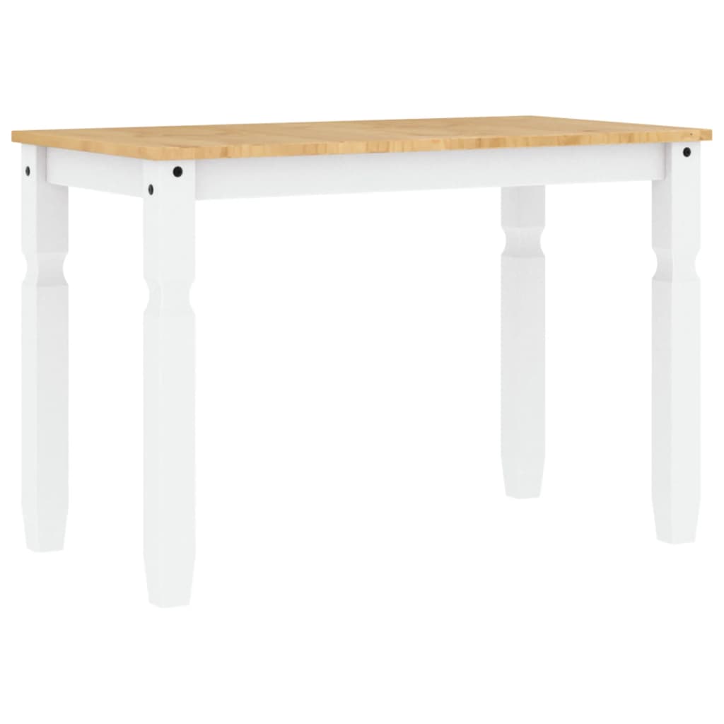 Spisebord Corona Hvit 112X60X75 Cm Heltre Furu