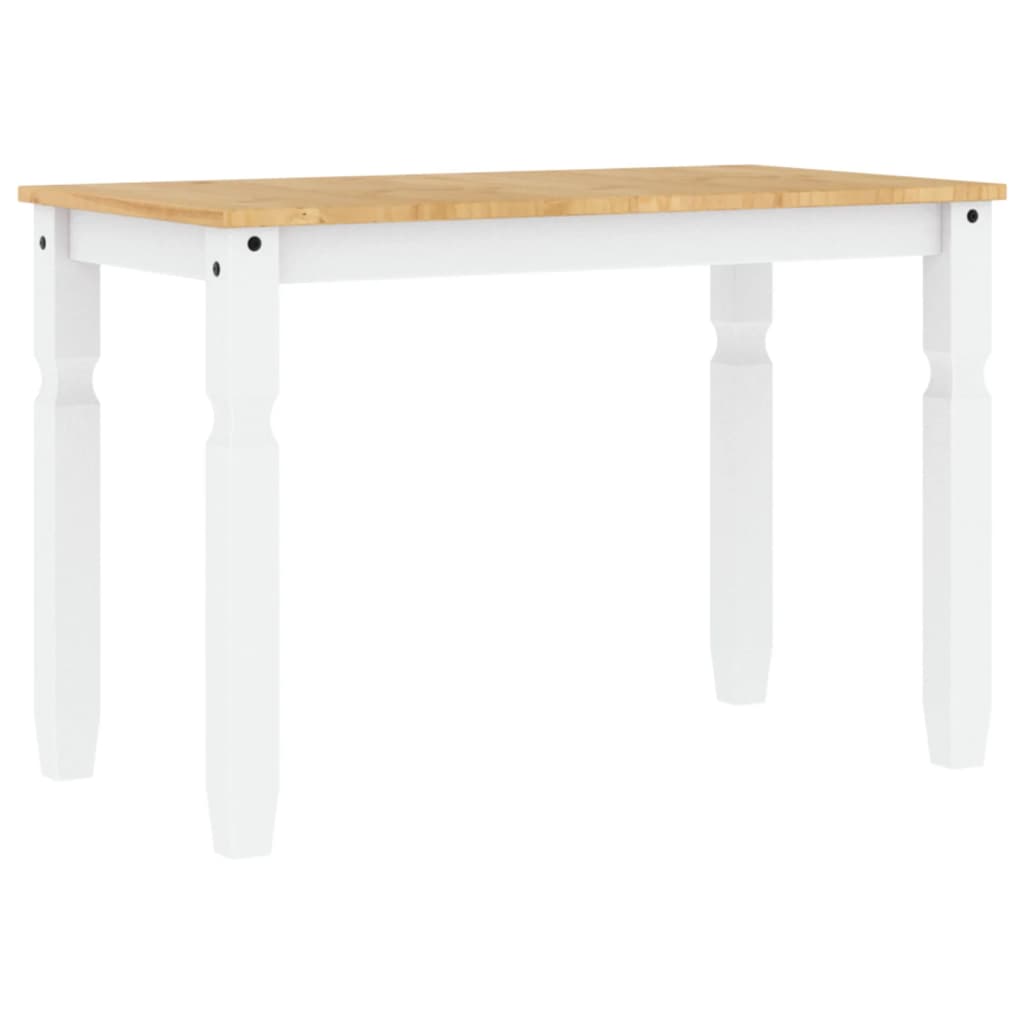 Spisebord Corona Hvit 112X60X75 Cm Heltre Furu