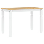 Spisebord Corona Hvit 112X60X75 Cm Heltre Furu