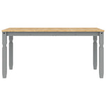 Spisebord Corona Grå 160X80X75 Cm Heltre Furu