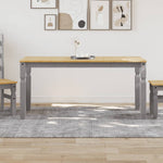 Spisebord Corona Grå 160X80X75 Cm Heltre Furu