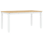 Spisebord Corona Hvit 160X80X75 Cm Heltre Furu