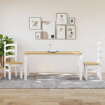 Spisebord Corona Hvit 160X80X75 Cm Heltre Furu