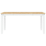 Spisebord Corona Hvit 160X80X75 Cm Heltre Furu