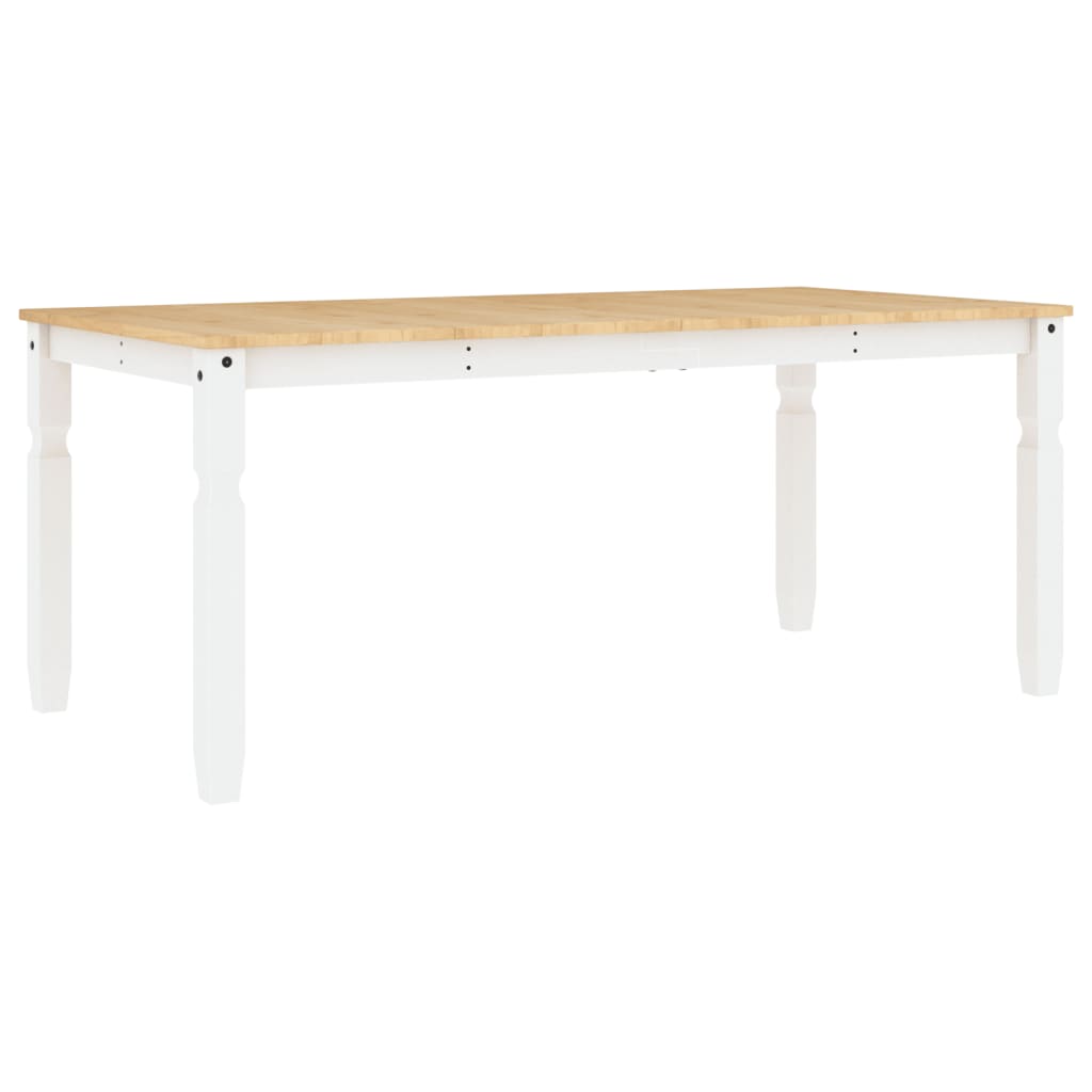Spisebord Corona Hvit 180X90X75 Cm Heltre Furu